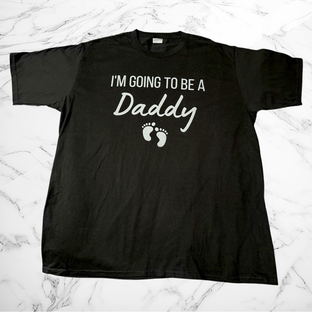 "I'm Going to be a Daddy" Pregnancy Reveal Tee size XL